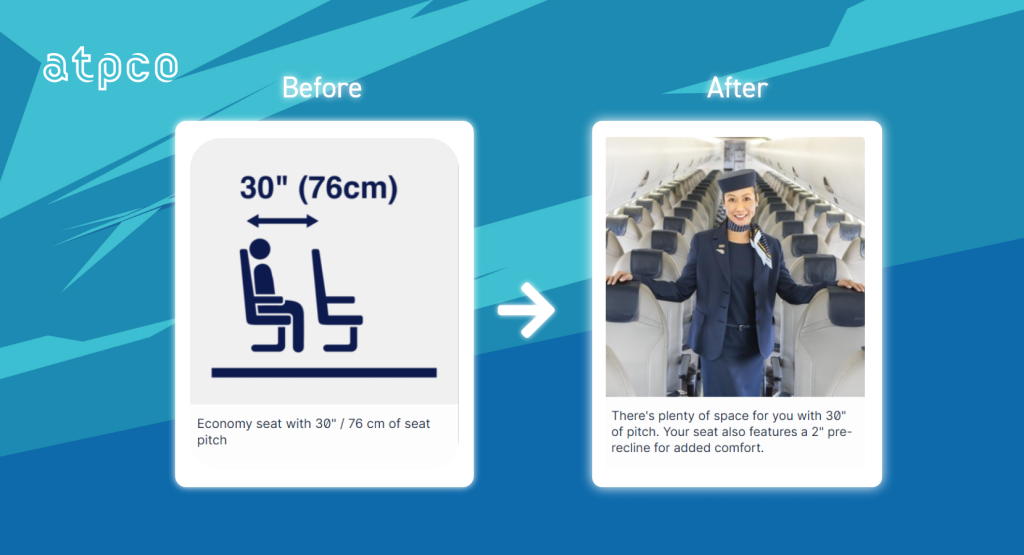 porter airlines routehappy before after graphics