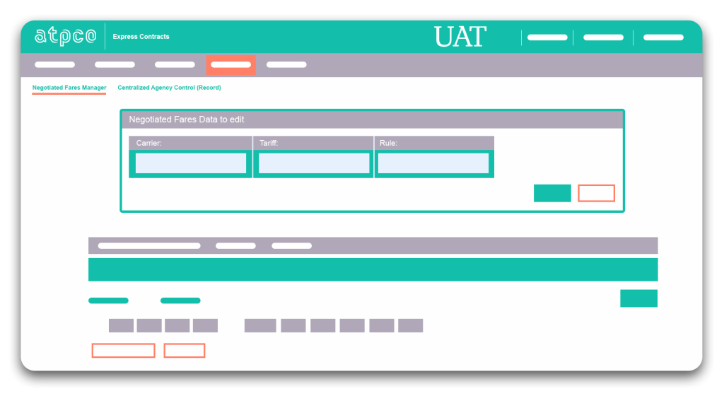 express contracts dashboard concept